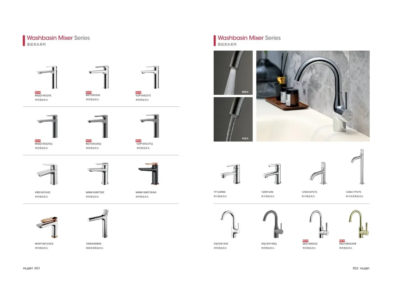 Washbasin Mixer 系列龙头 产品特点 1